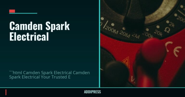 Camden Spark Electrical