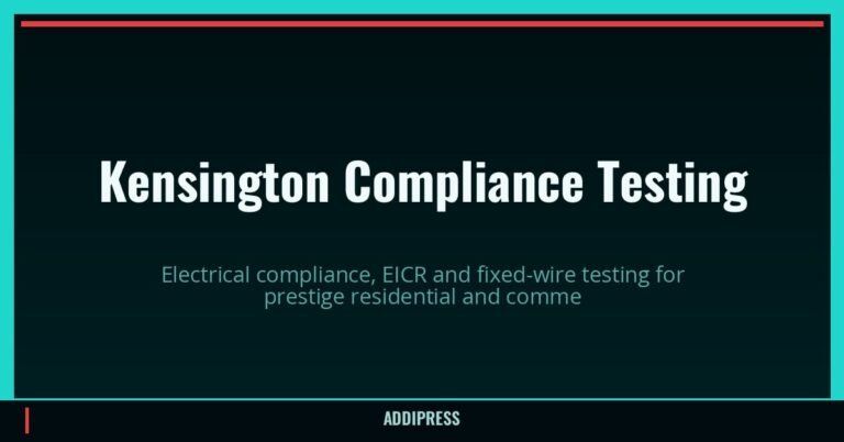 Kensington Compliance Testing Kensington Compliance Testing