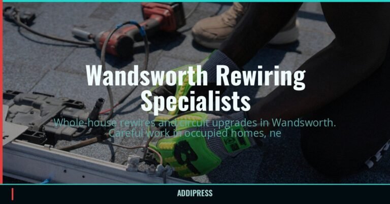 Wandsworth Rewiring Specialists